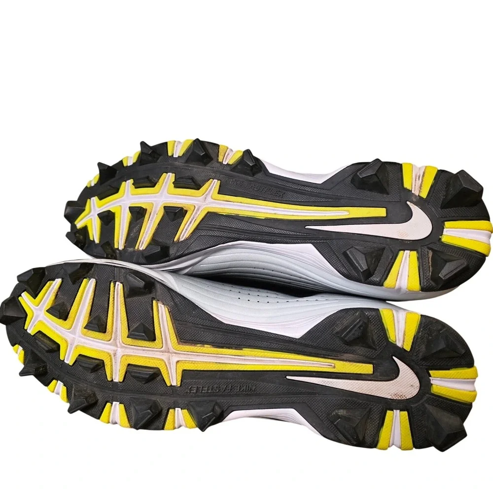 Nike Vapor Ultrafly 4 Keystone Molded‎ Baseball Cleats Black White Men's Size 13